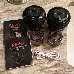 Revo Black Cupping Massager Kit